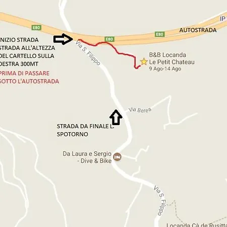 Le Petit Chateau Alloggio per agriturismo Vezzi Portio
